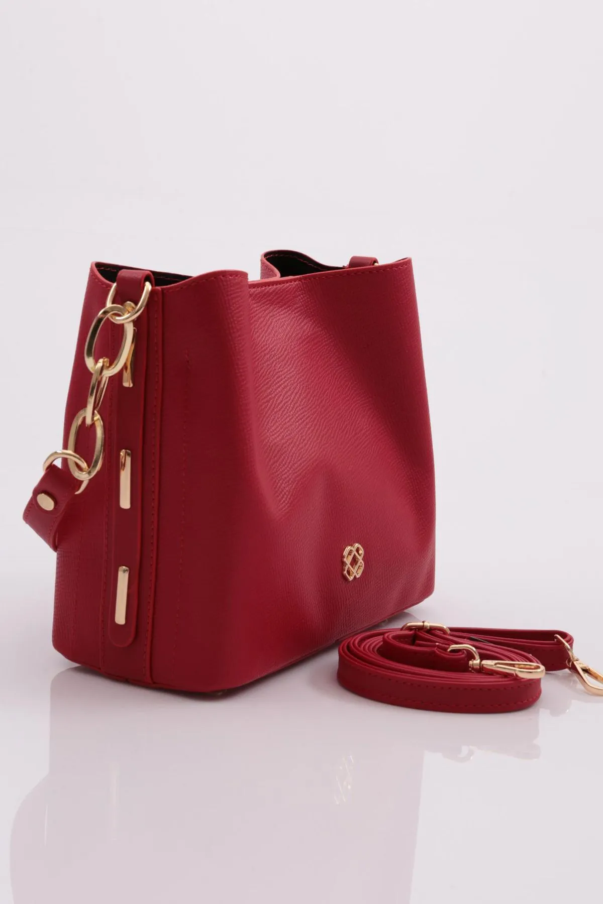 DGN  051 Modell Rot Matt Damen Kostenlose Tasche