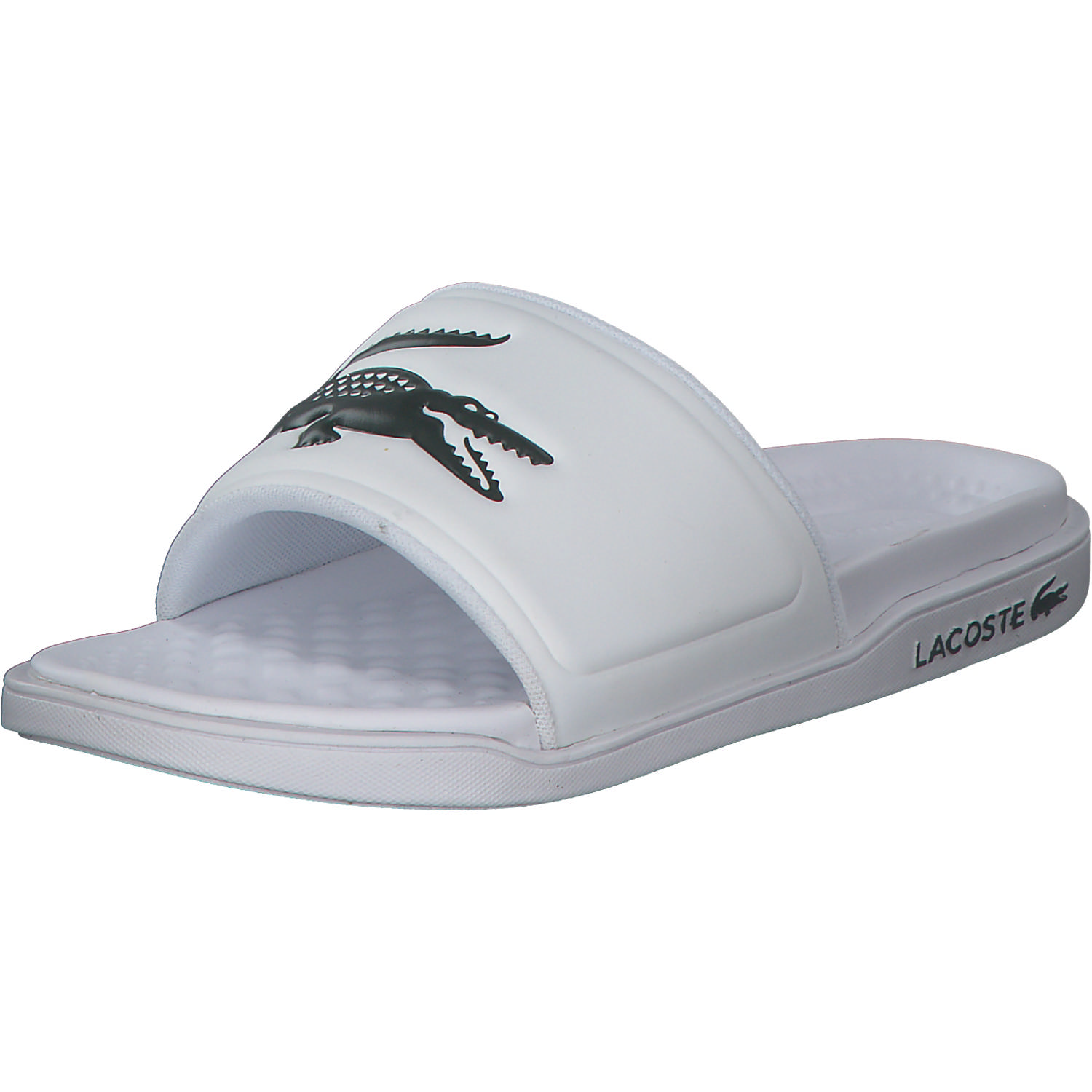 Lacoste Croco Dualisate 43CFA0040, Pantoletten & Badeschuhe, Weiß