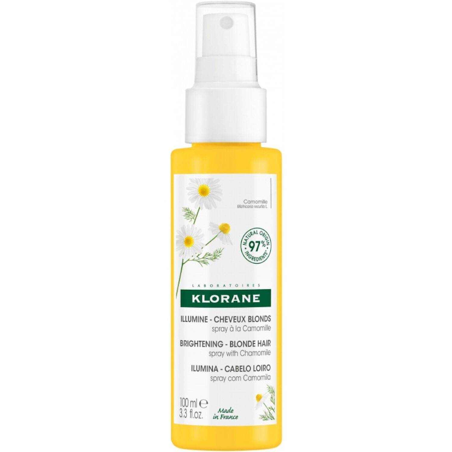 Klorane Spray Eclaircissant Camomille - Cheveux Blonds - 100 ml