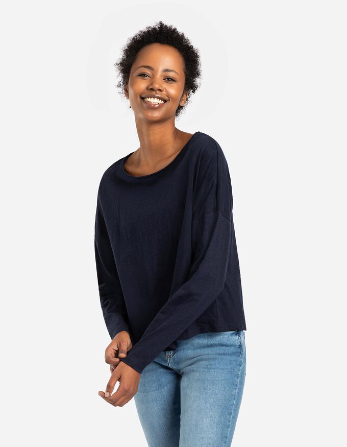 Langarmshirt - Baumwolle