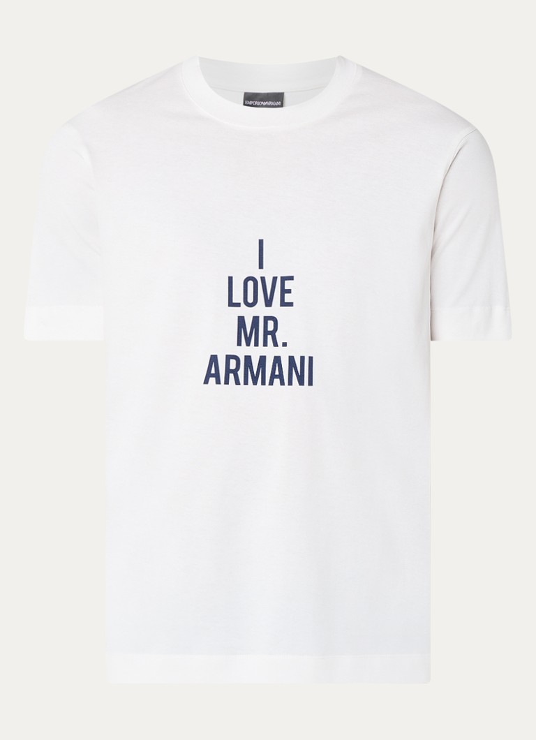 Tricou cu imprimeu Emporio Armani