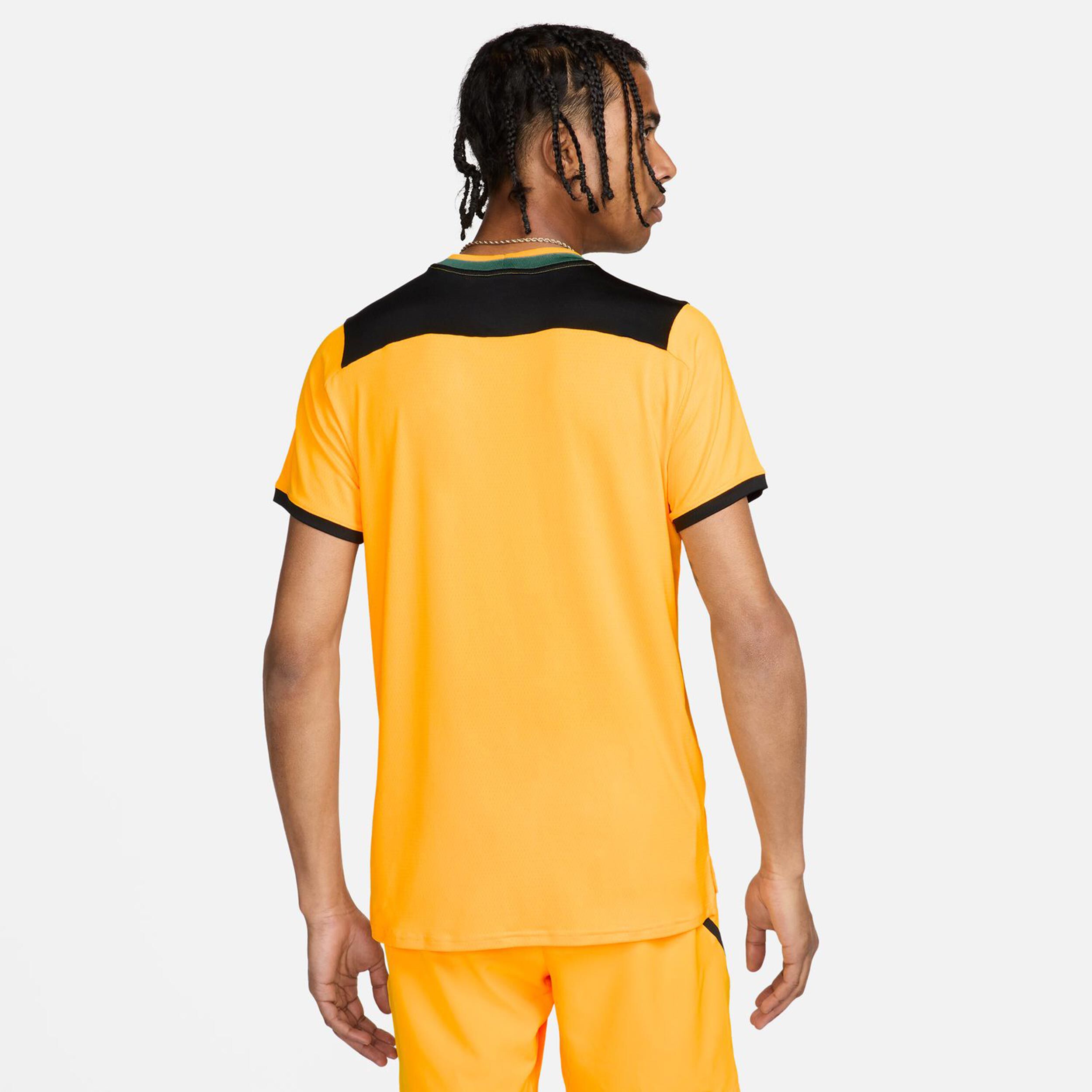 Dri-Fit Court Advantage T-Shirt Herren - Orange, Schwarz