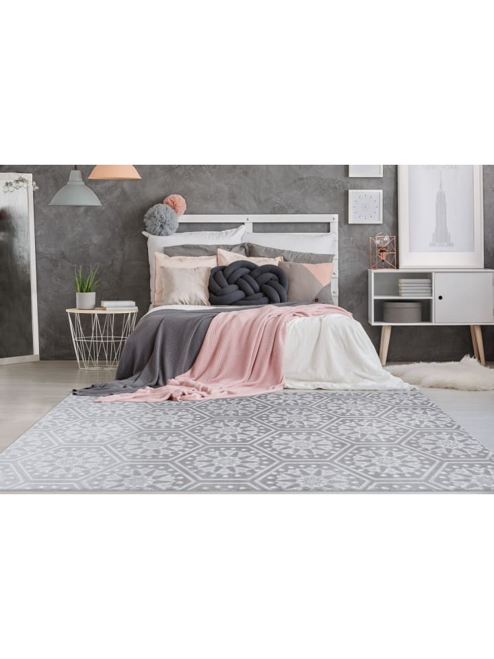 Arte Espina Teppich Beatrisa in Grau / Blau günstig kaufen