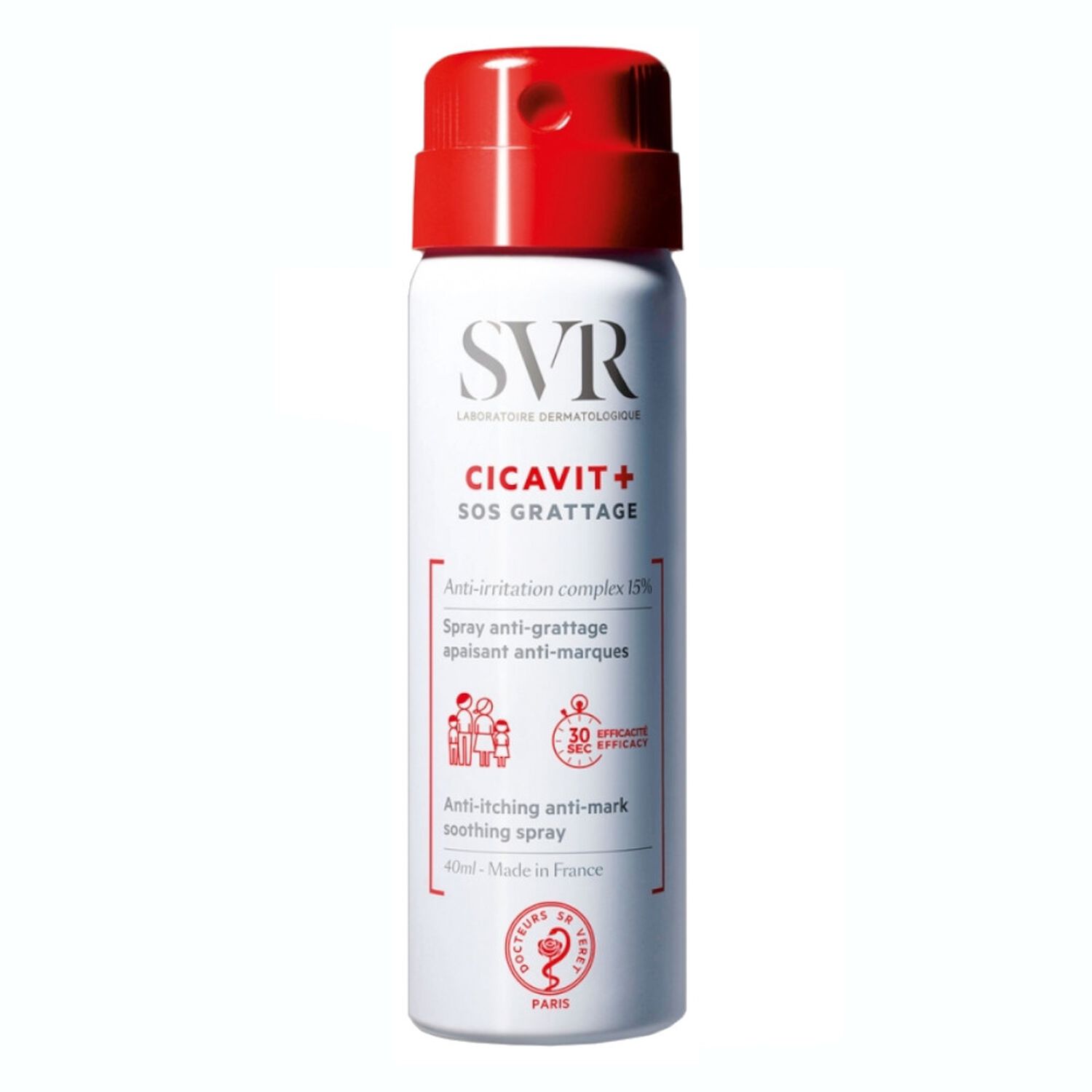 SVR Cicavit+ Spray Anti-Grattage - Apaisant, Anti-Marques 40 ml