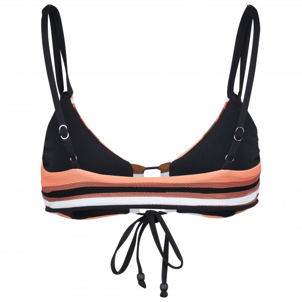 Seafolly - Women's Sun Stripe Reversible Bralette - Bikini-Top