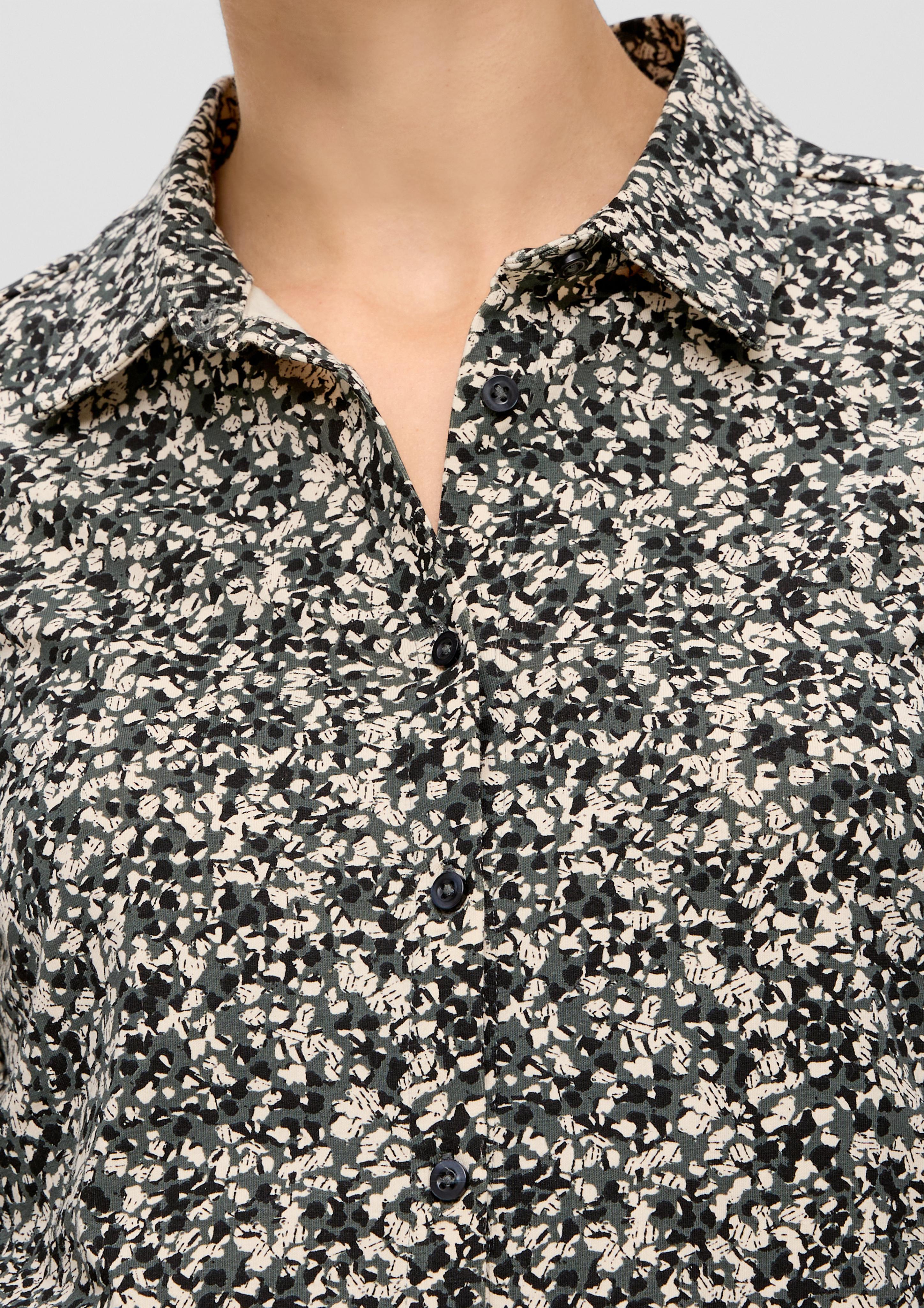 Bluse aus Baumwollstretch  2137225-79A6