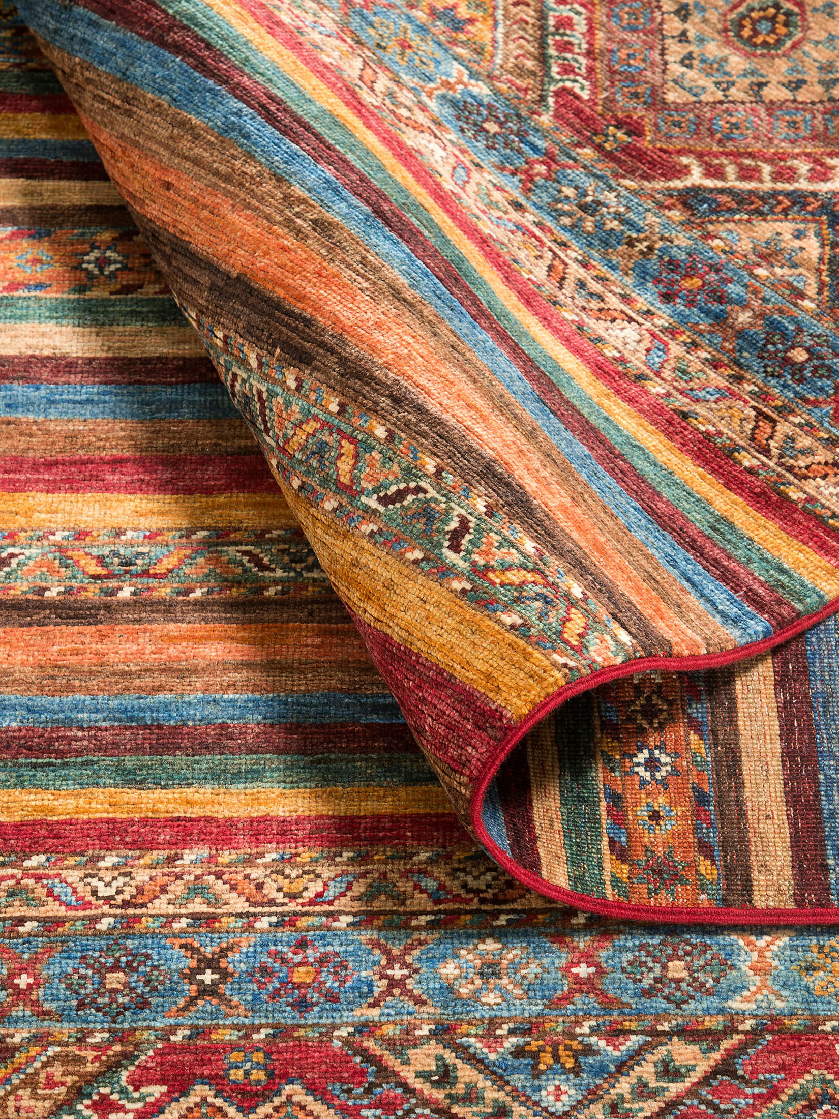 Chobi Schal ca. 173 x 242 cm, Unikat / Einzelstück