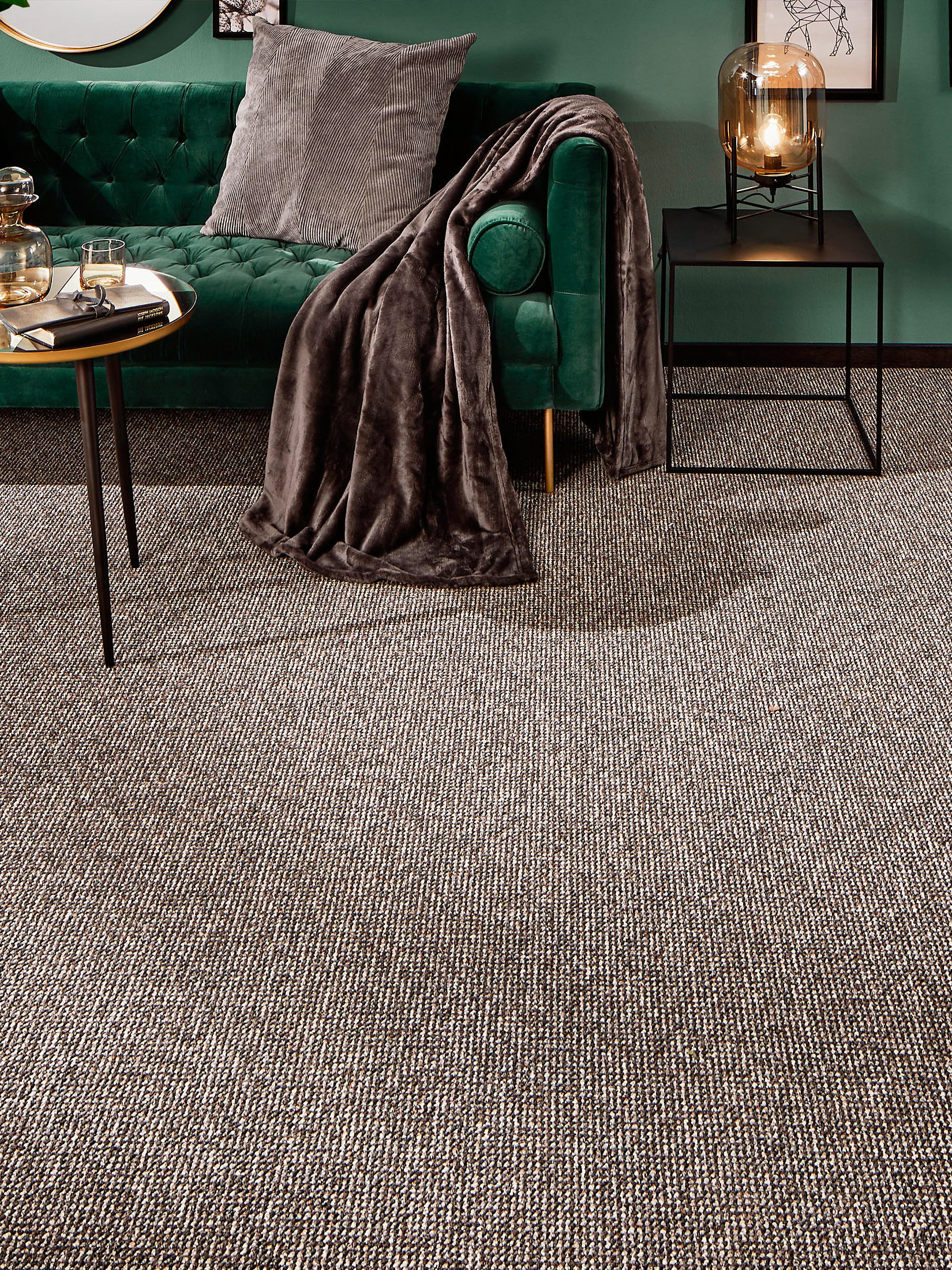 Durham Schlingen-Teppichboden, Dark Brown 25