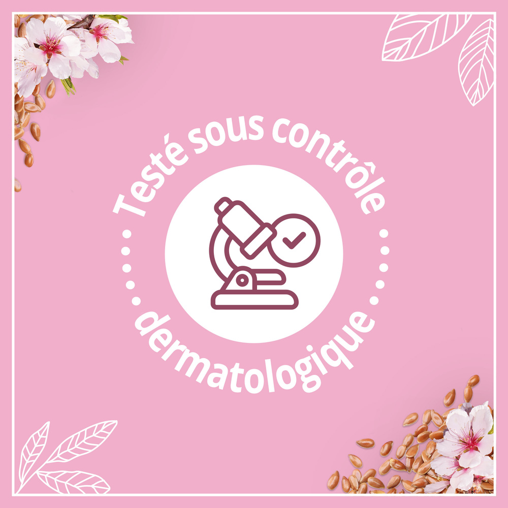 le petit marseillais Shampooing Douceur & Eclat, Amande Douce BIO & Graines de Lin BIO Shampoing