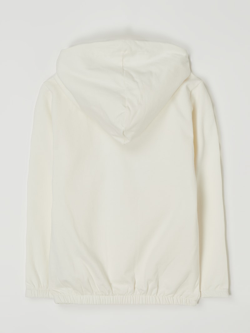 Hoodie mit Print in offwhite