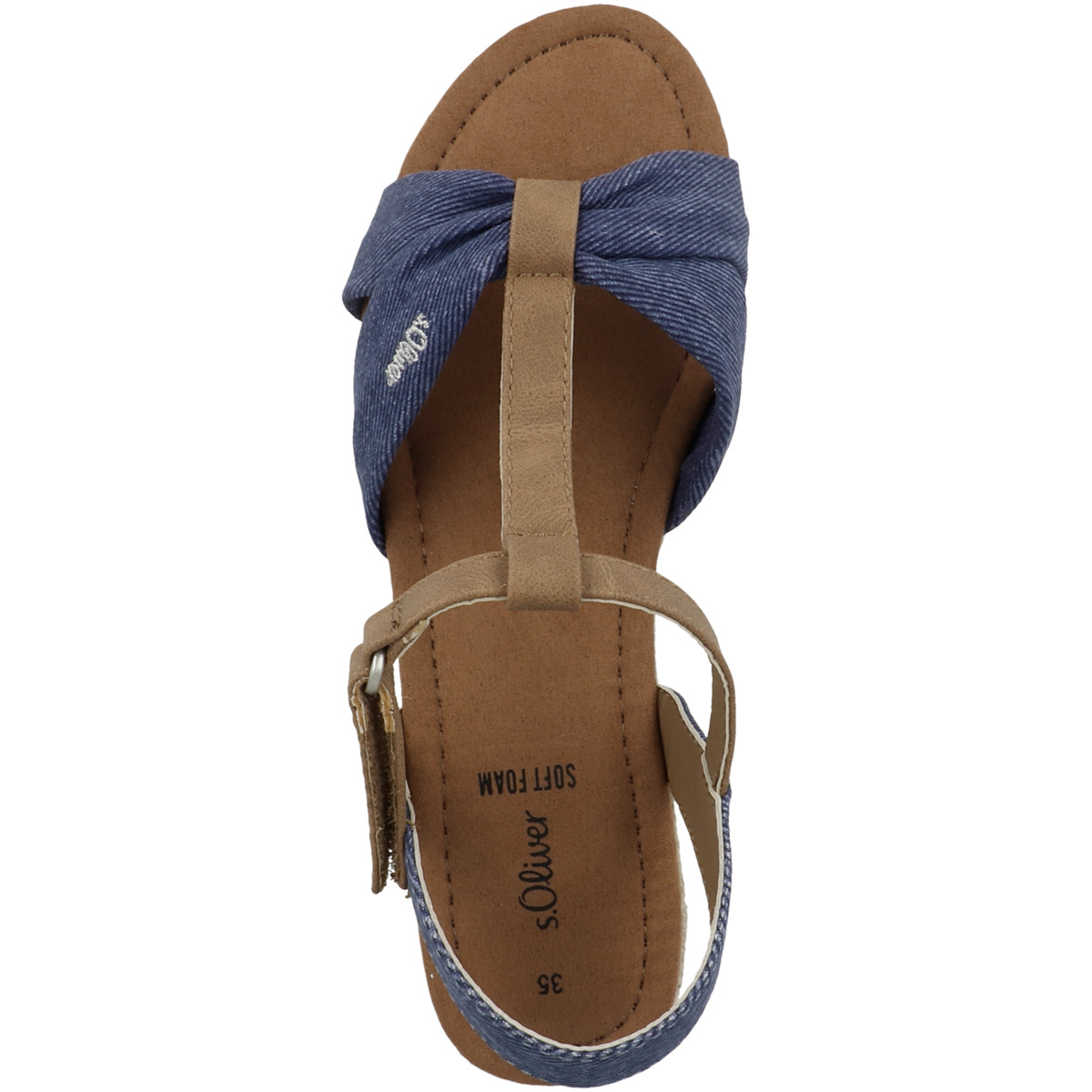 s.Oliver 5-48211-20 Sandale blau
