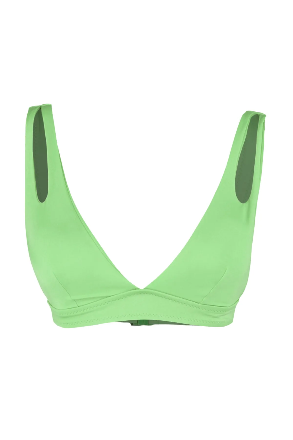 Trendyol Collection  Grünes Triangel-Bikinioberteil mit Ausschnitt/Fenster TBESS20BU0202