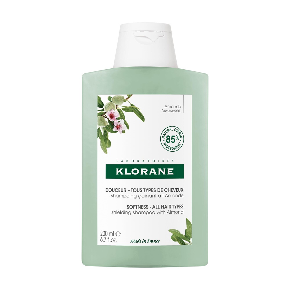Klorane Klorane — Shampoing Gainant à l’Amande —  Tous types de cheveux 200 ml Shampooing
