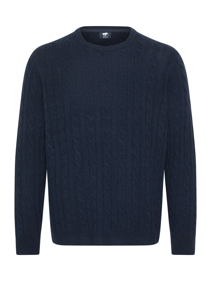 Polo Sylt Strickpullover in Blau günstig kaufen