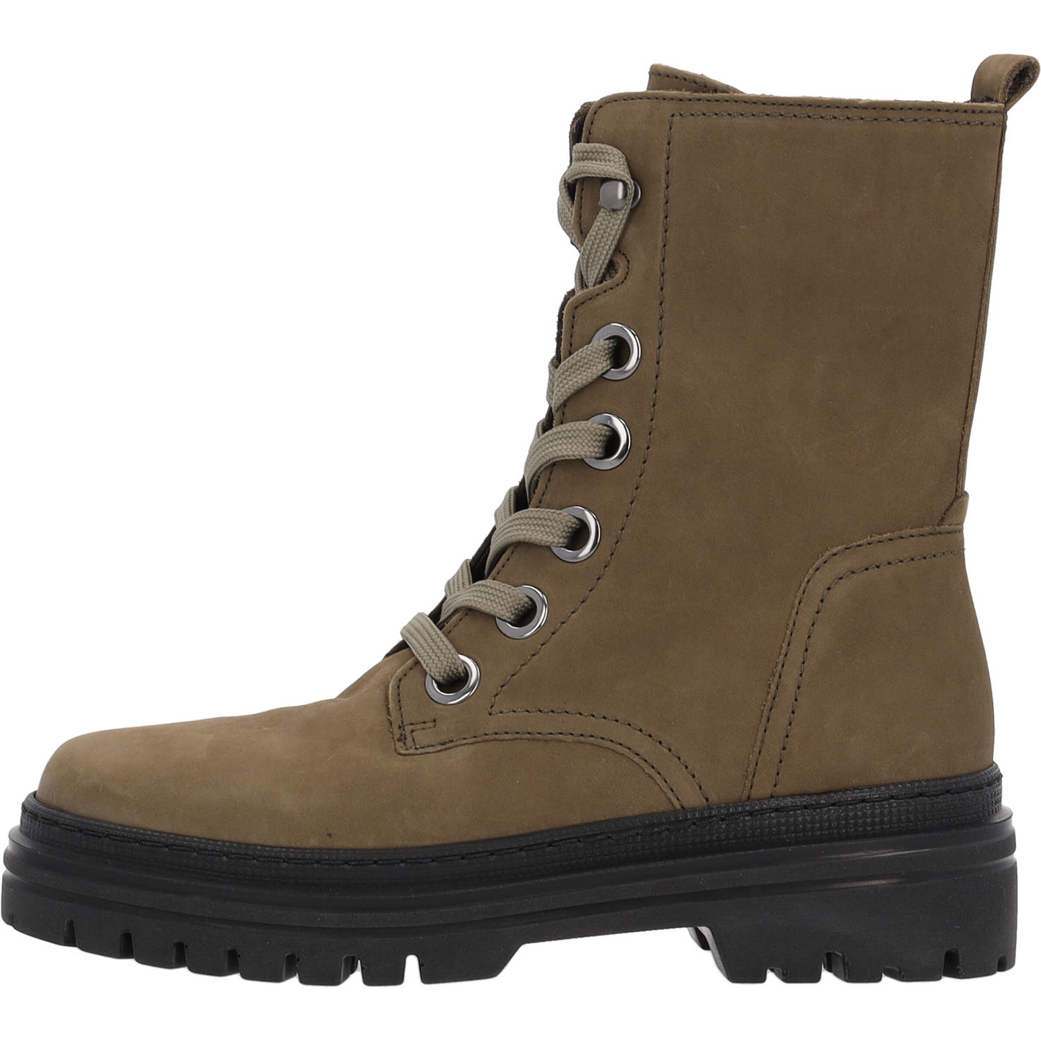 Gabor 91.721, Schnürstiefeletten, Damen, Grün (oliv)