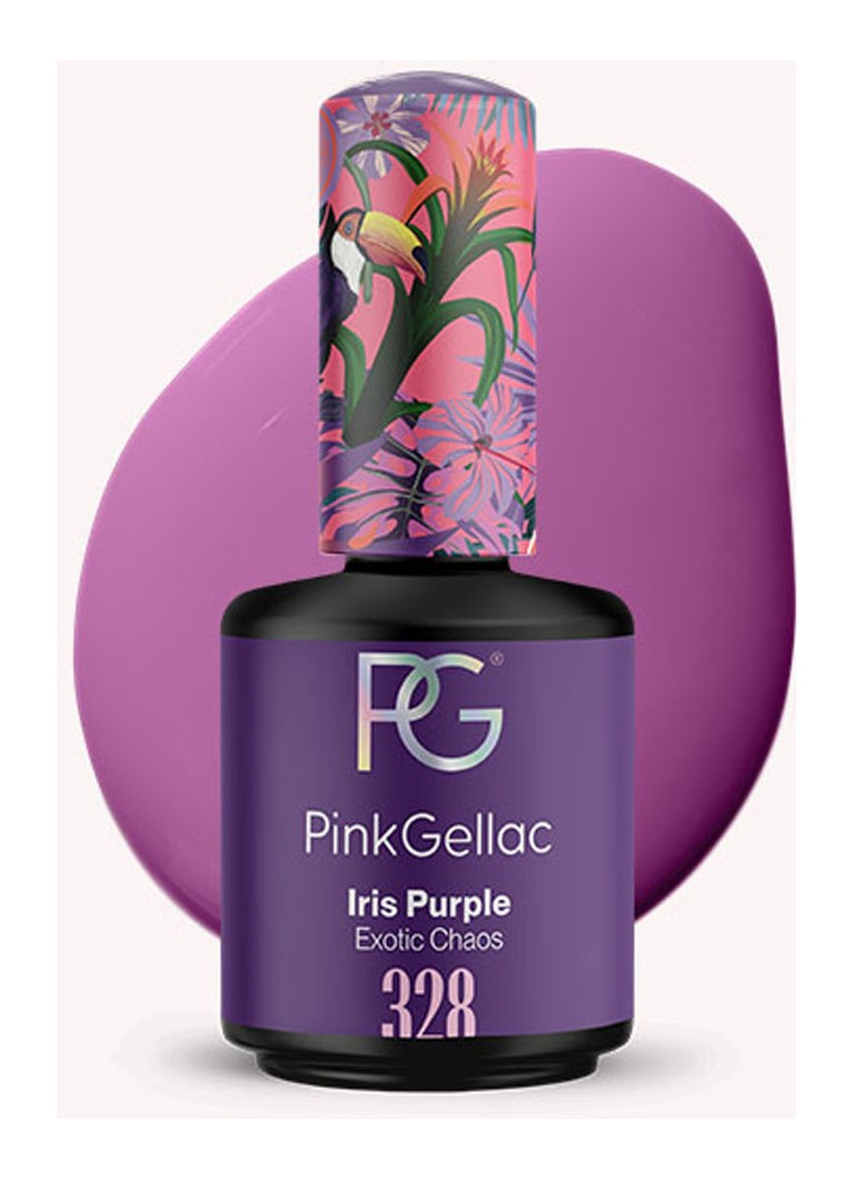 Różowy lakier żelowy 328 Iris Purple