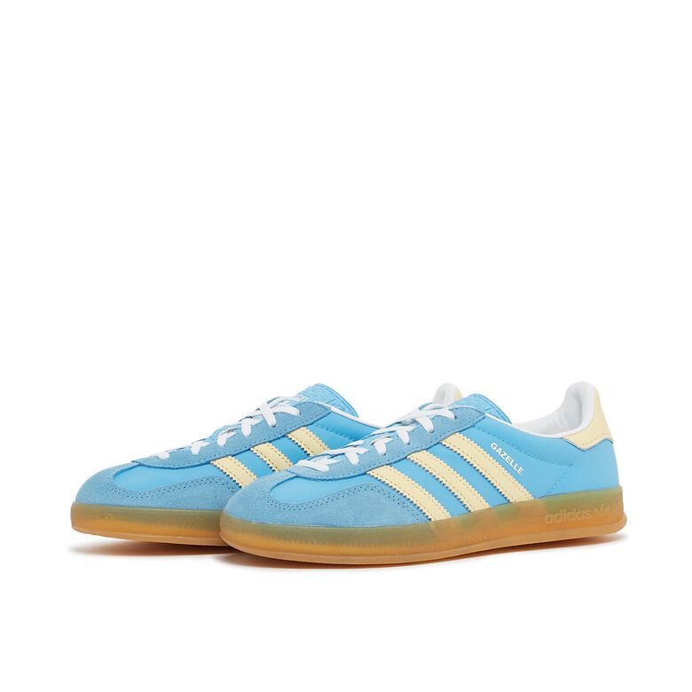 adidas Originals Wmns Gazelle Indoor semi blue burst/almost yellow/ftwr white