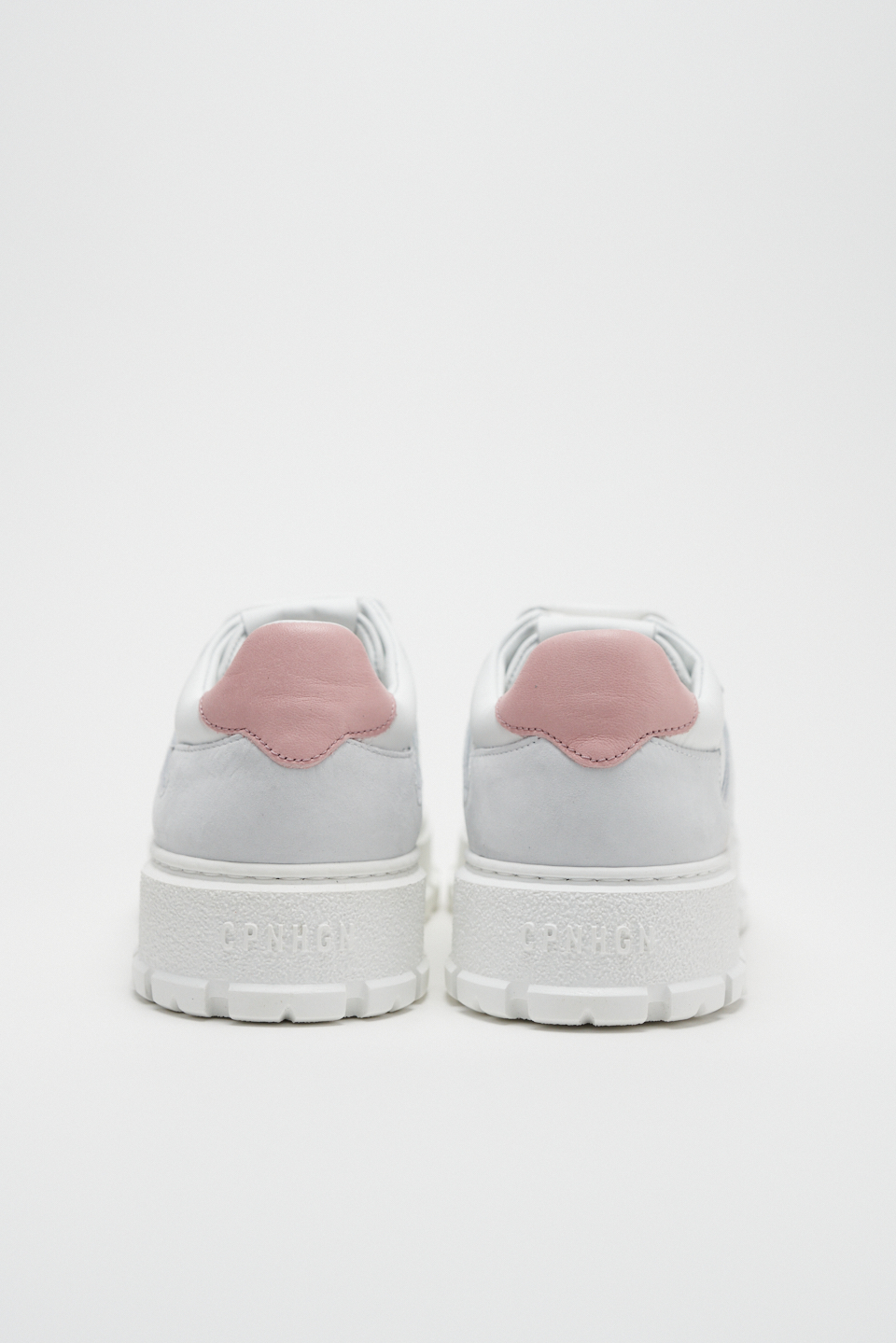 CPH332 leather mix white/light rose