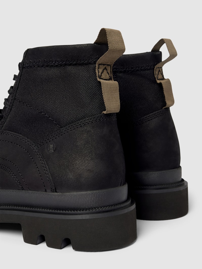 Chelsea Boots aus Leder Modell 'BADELL' in schwarz