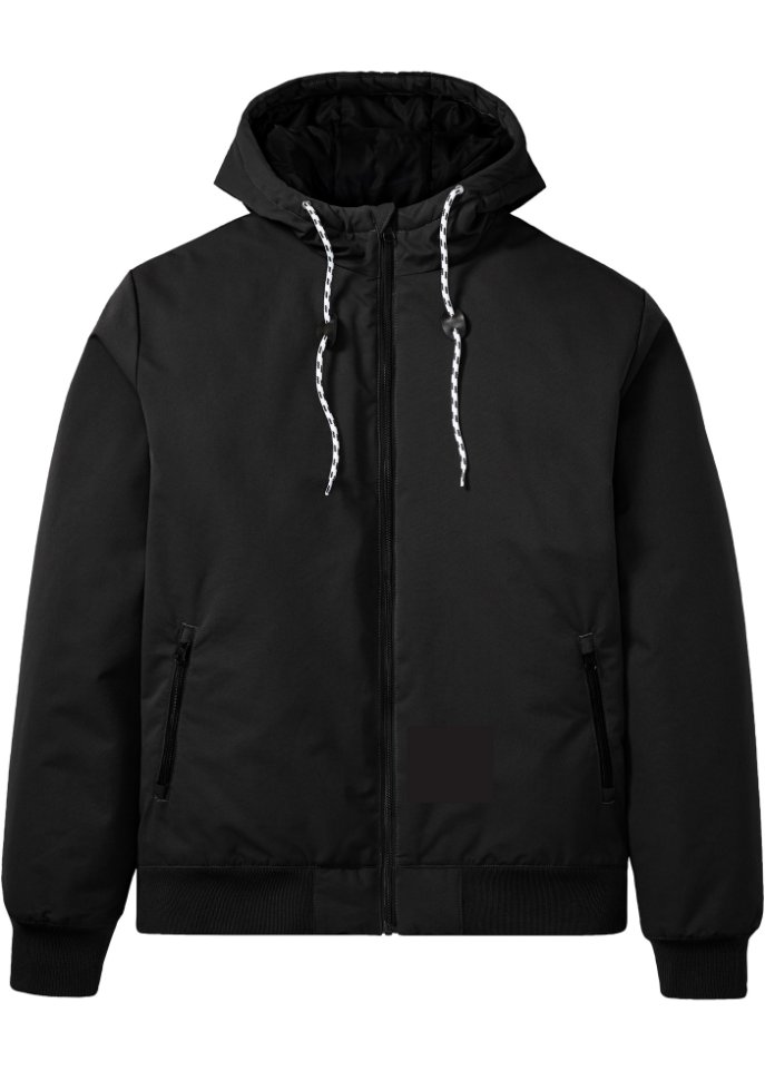 Winterjacke mit Kapuze und recyceltem Polyester