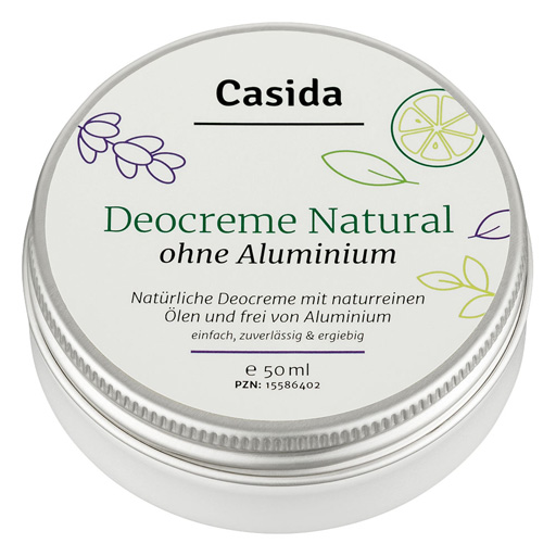 DEO CREME ohne Aluminium natural  50 ml  Creme