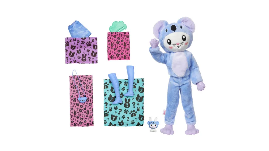 Barbie Cutie Reveal Barbie Costume Cuties Series - Bunny in Koala