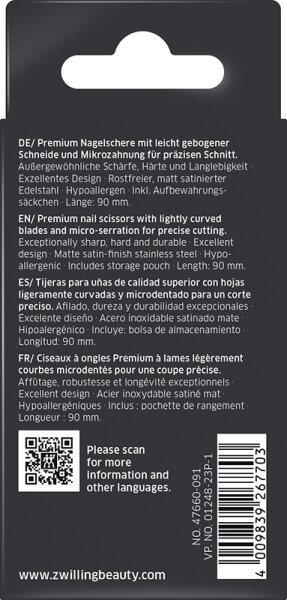 ZWILLING Beauty Premium Nagelschere - silver Nagelschere