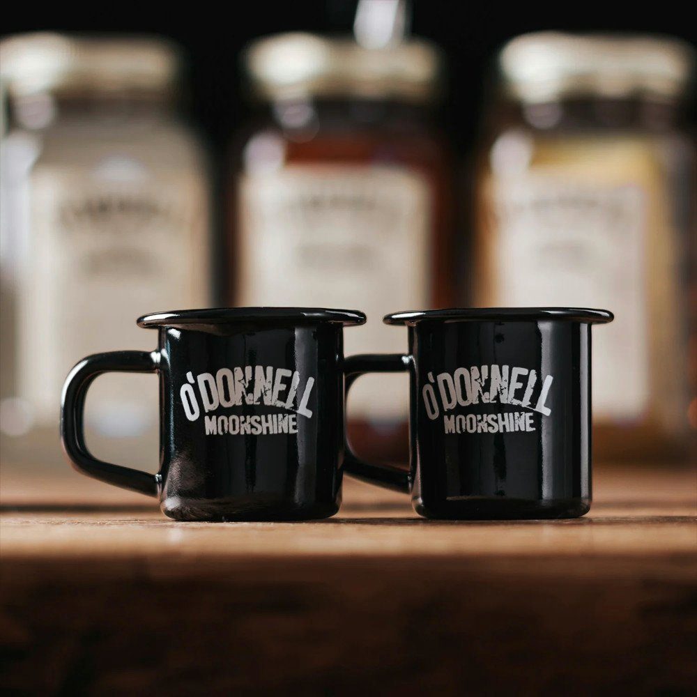 O'Donnell Likörbecher, Emaille, Moonshine Emaille Tasse