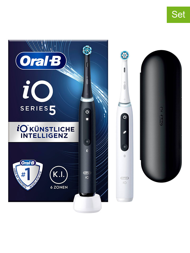 Oral-B 2tlg. Set: Elektr. Zahnbürsten 