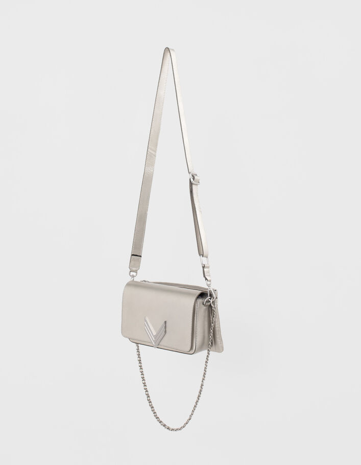 Le sac 111 RIMINI en cuir Silver Femme