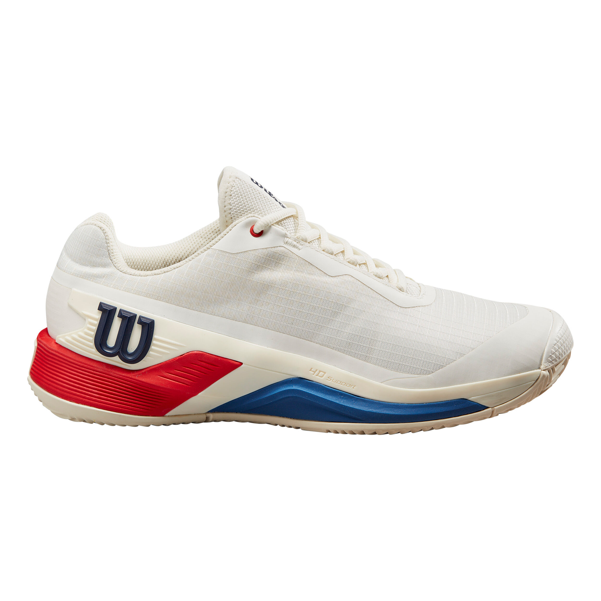 Rush Pro 4.0 Sandplatzschuh Herren - Weiß, Rot