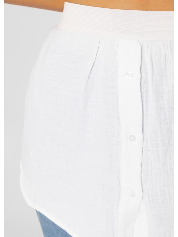 SASSYCLASSY Unterrock aus Musselin in Weiß günstig kaufen S/M