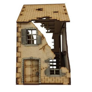 28mm Ruined Terrace House