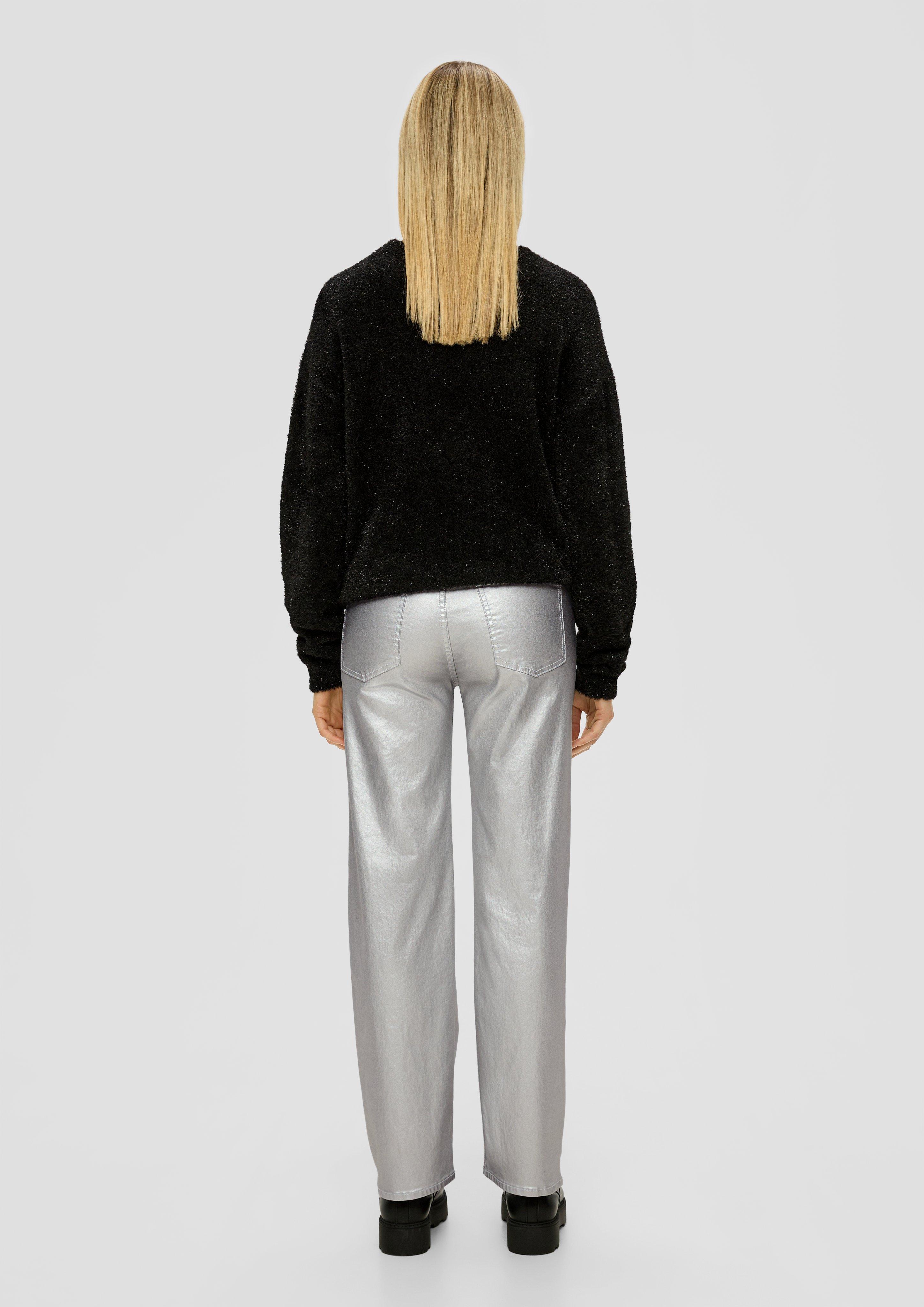 Jeans Karolin / Regular Fit / Mid Rise / Straight Leg / Metallic  2138742-01Z8