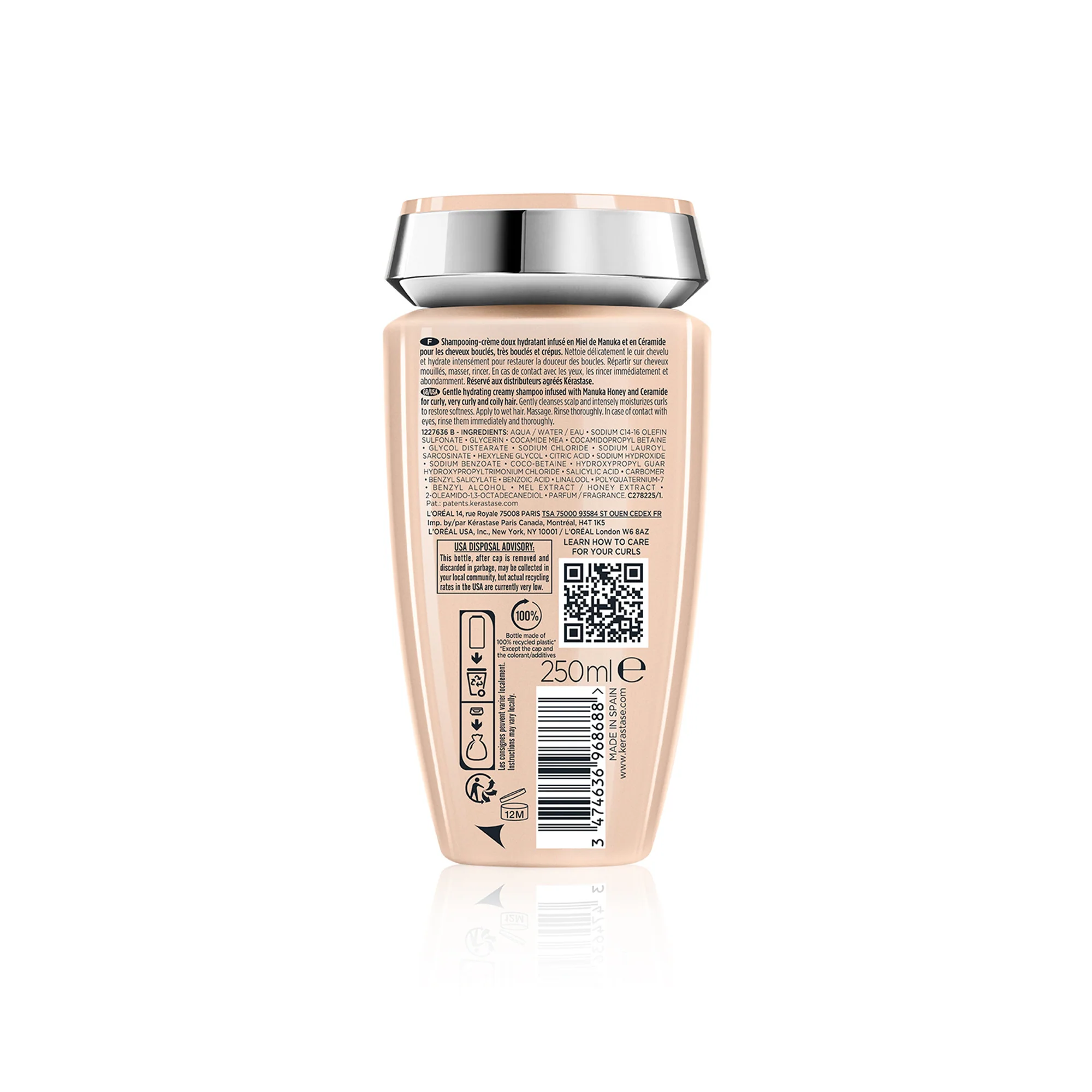 Curl Manifesto Bain Hydratation Douceur – sampon határozott fürtökhöz
