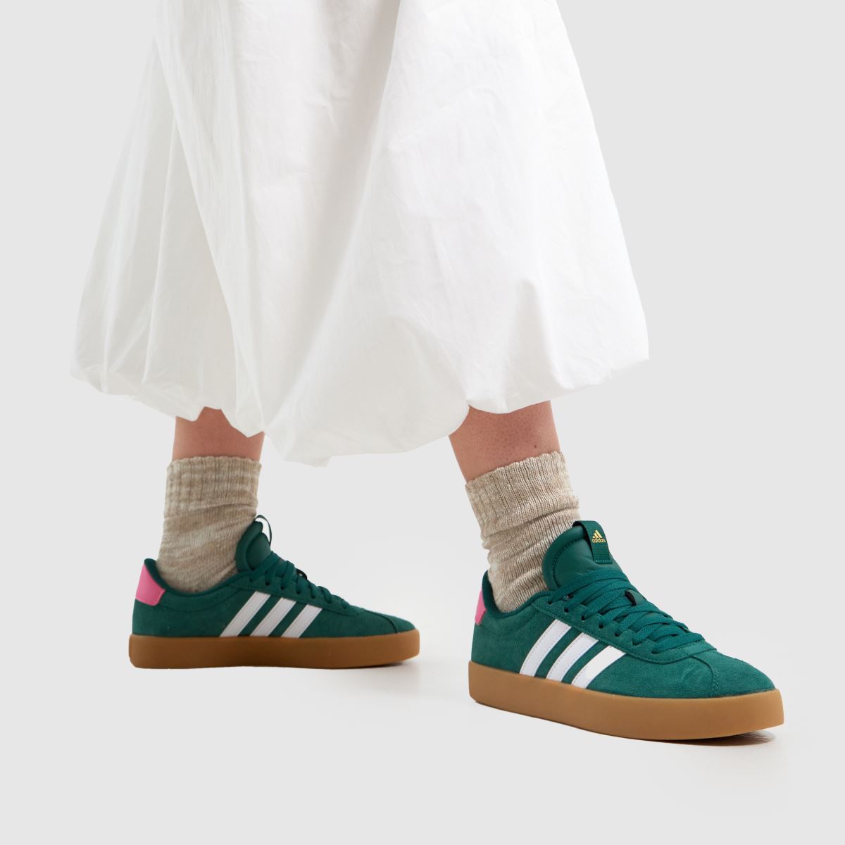 adidas VL COURT 3.0 zöld cipők