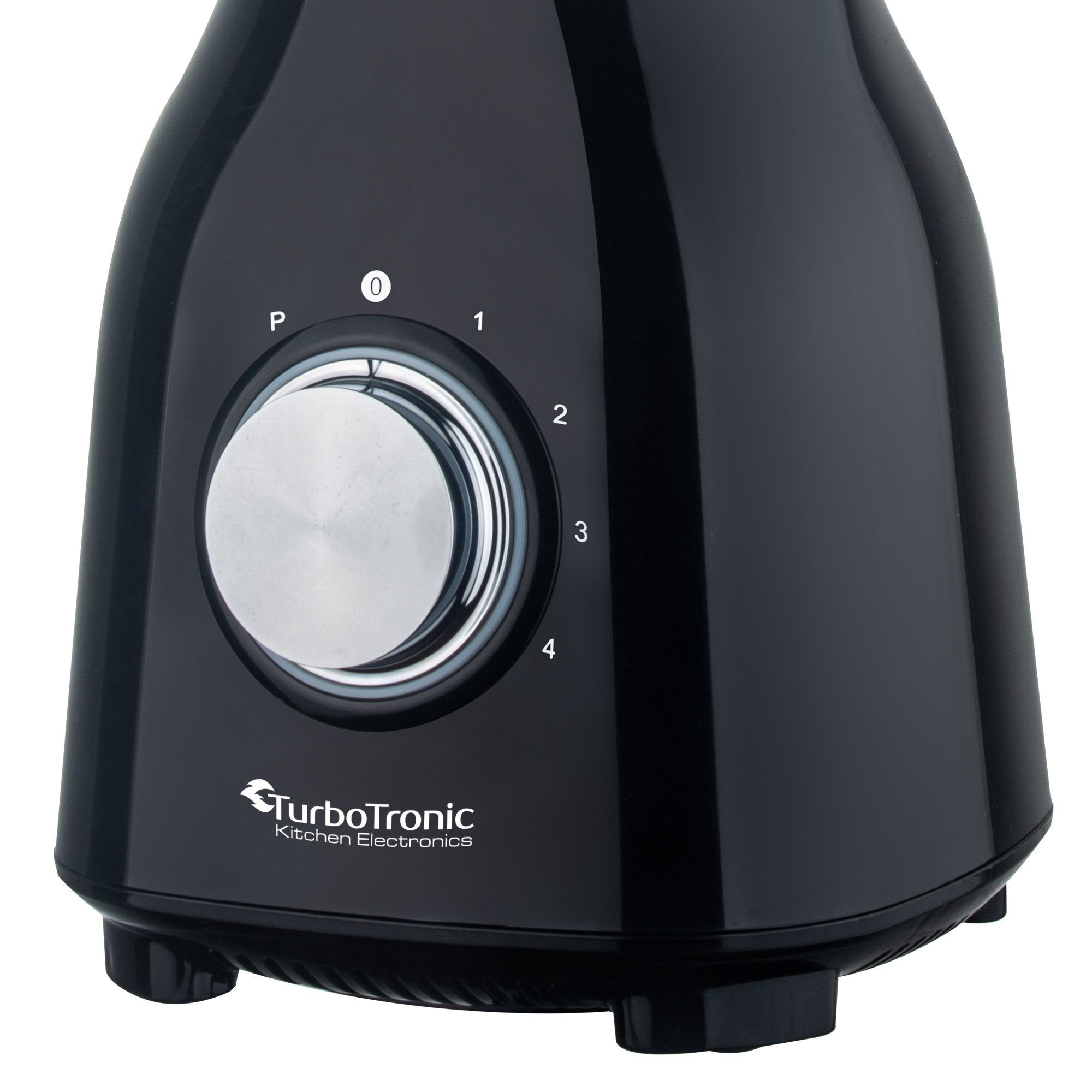 TurboTronic by Z-Line Standmixer BG6 - 1400 Watt mit 1,5L Glasbehälter, 1400 W, Glas Smoothie Mixer Maker Ice Crush Funktion Milchshaker Blender