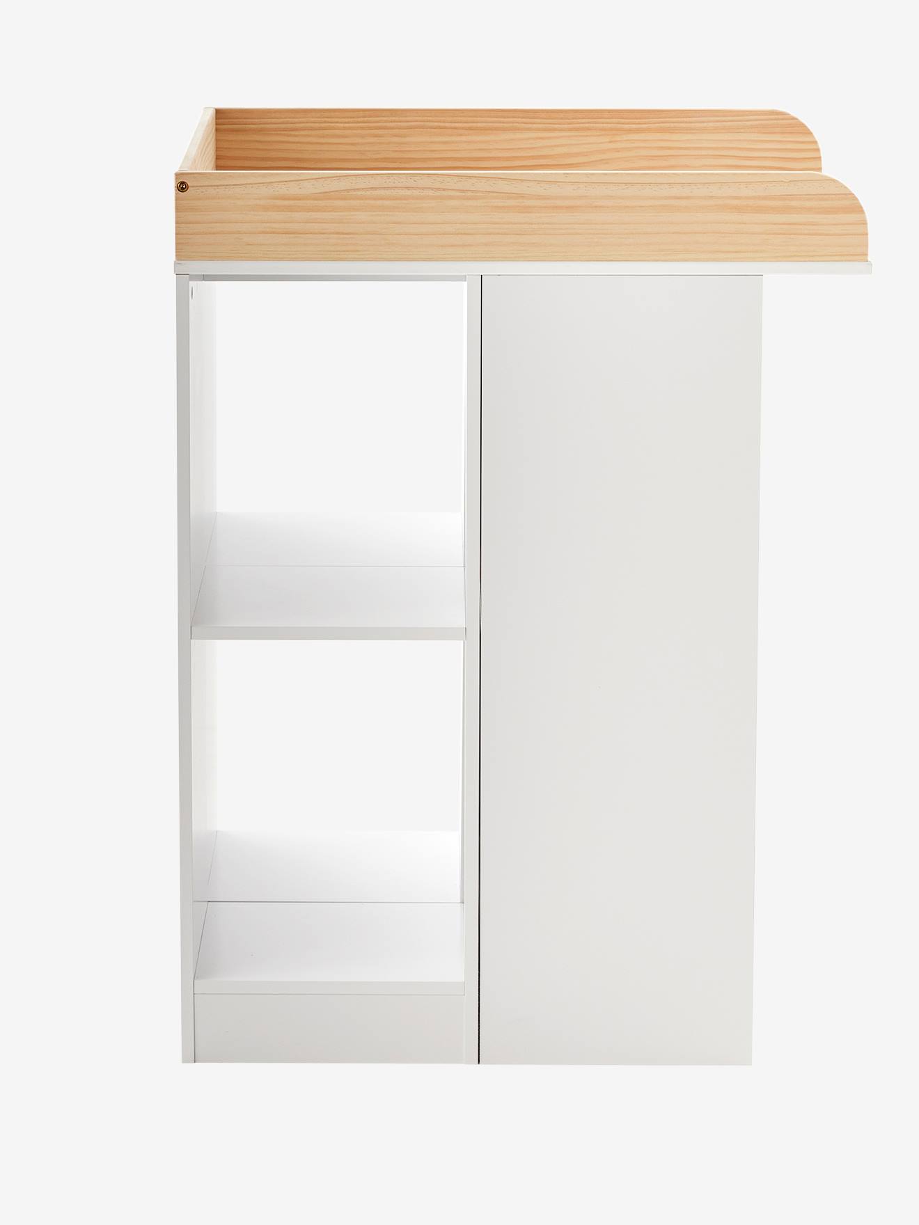 Table à langer transformable en bibliothèque LIGNE ECLIPSE blanc