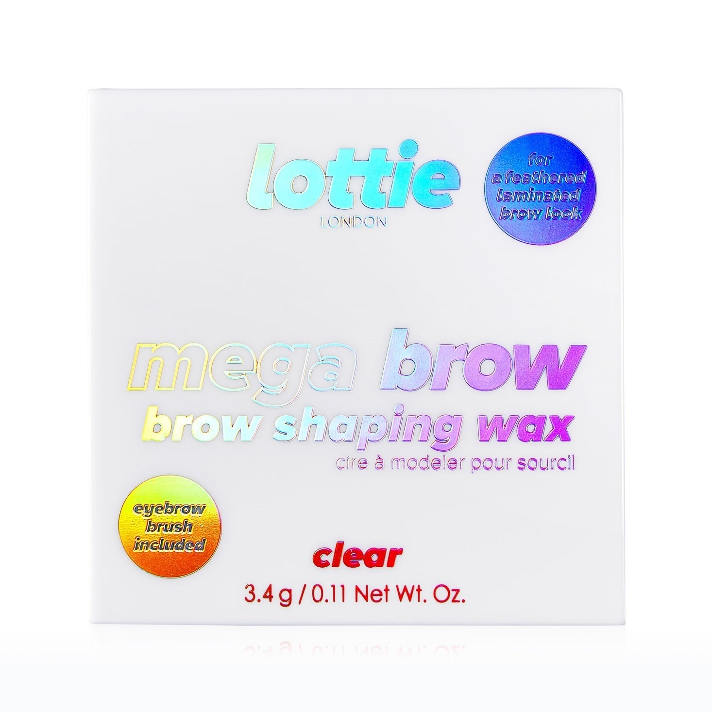 BROW WAX+BRUSH 3.4 ML