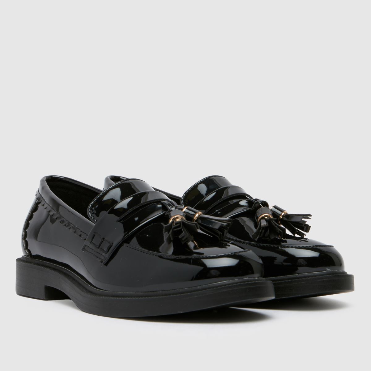 Schuh svarta Lillie loafers flickor juniorskor