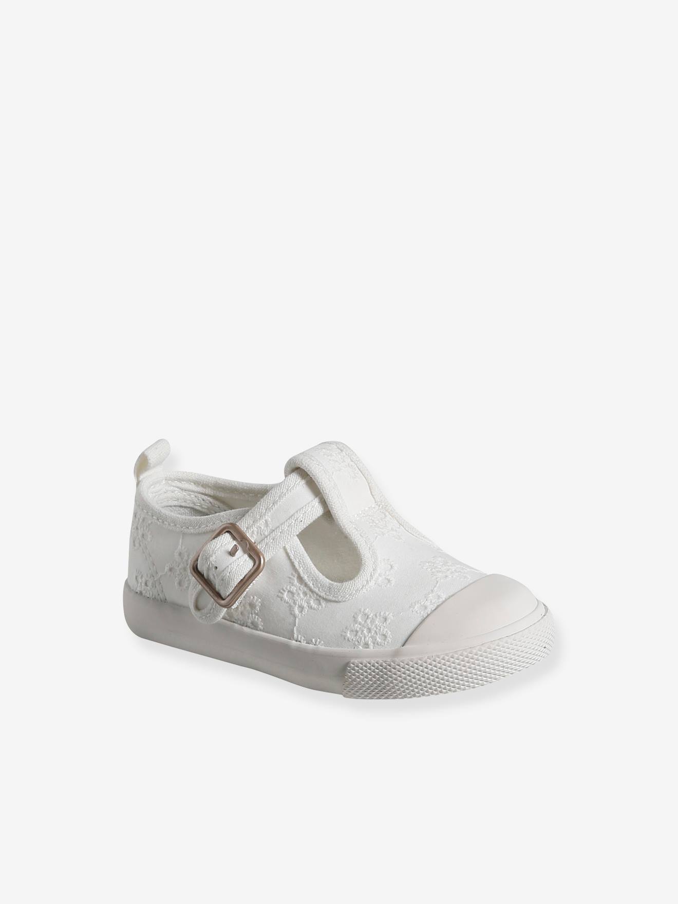 Vertbaudet Baby Stoff-Sandalen - gelb
