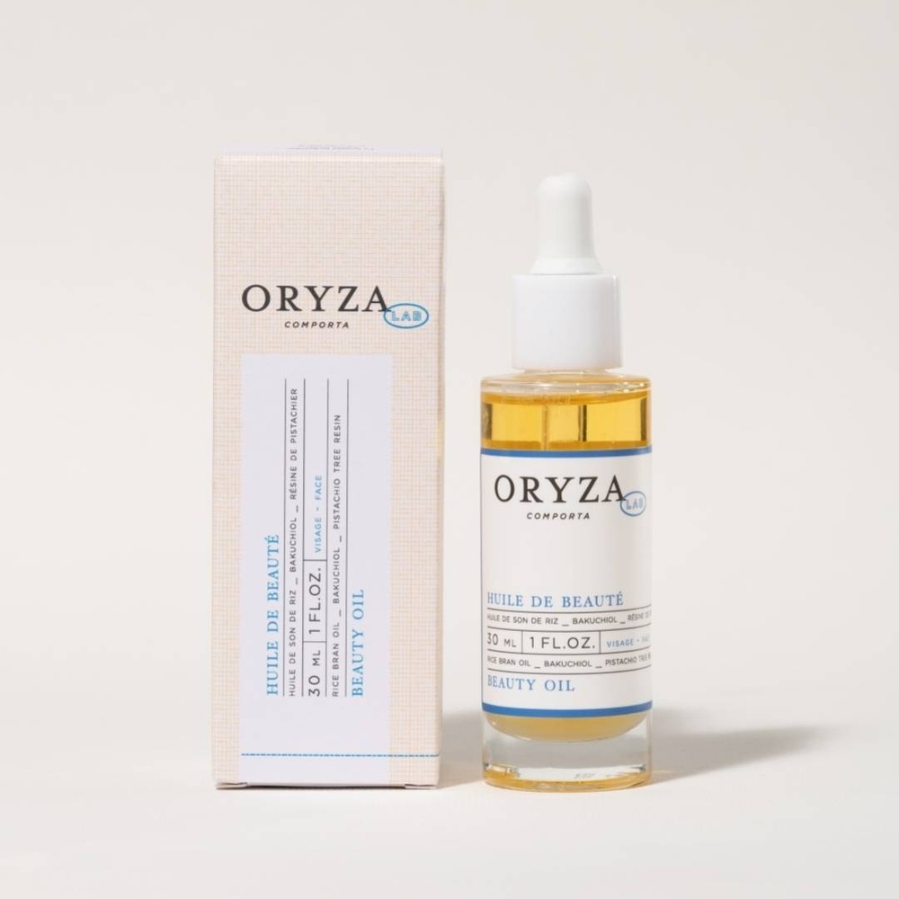 oryza lab Huile de beauté Huile de soin visage régénérante
