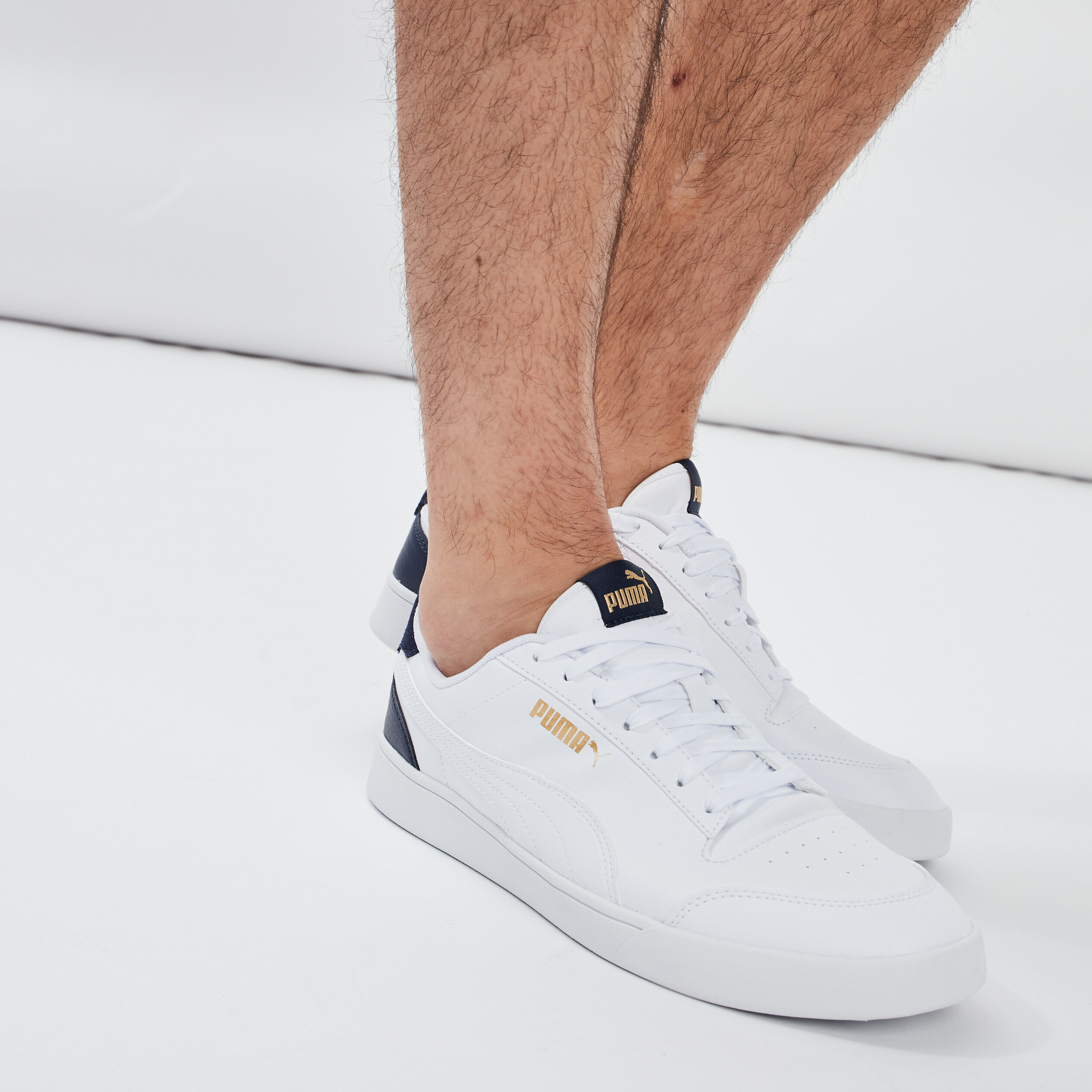 Tennis Puma Shuffle blanc homme | La Halle