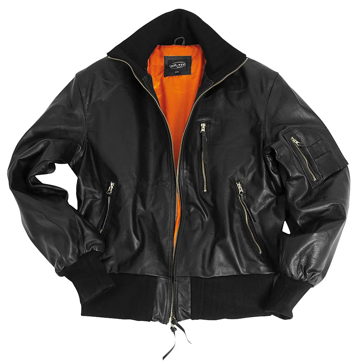 BW Lederjacke Flieger schwarz