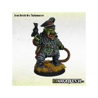 Iron Reich Orc Taskmaster with Gnaw Hound (2)