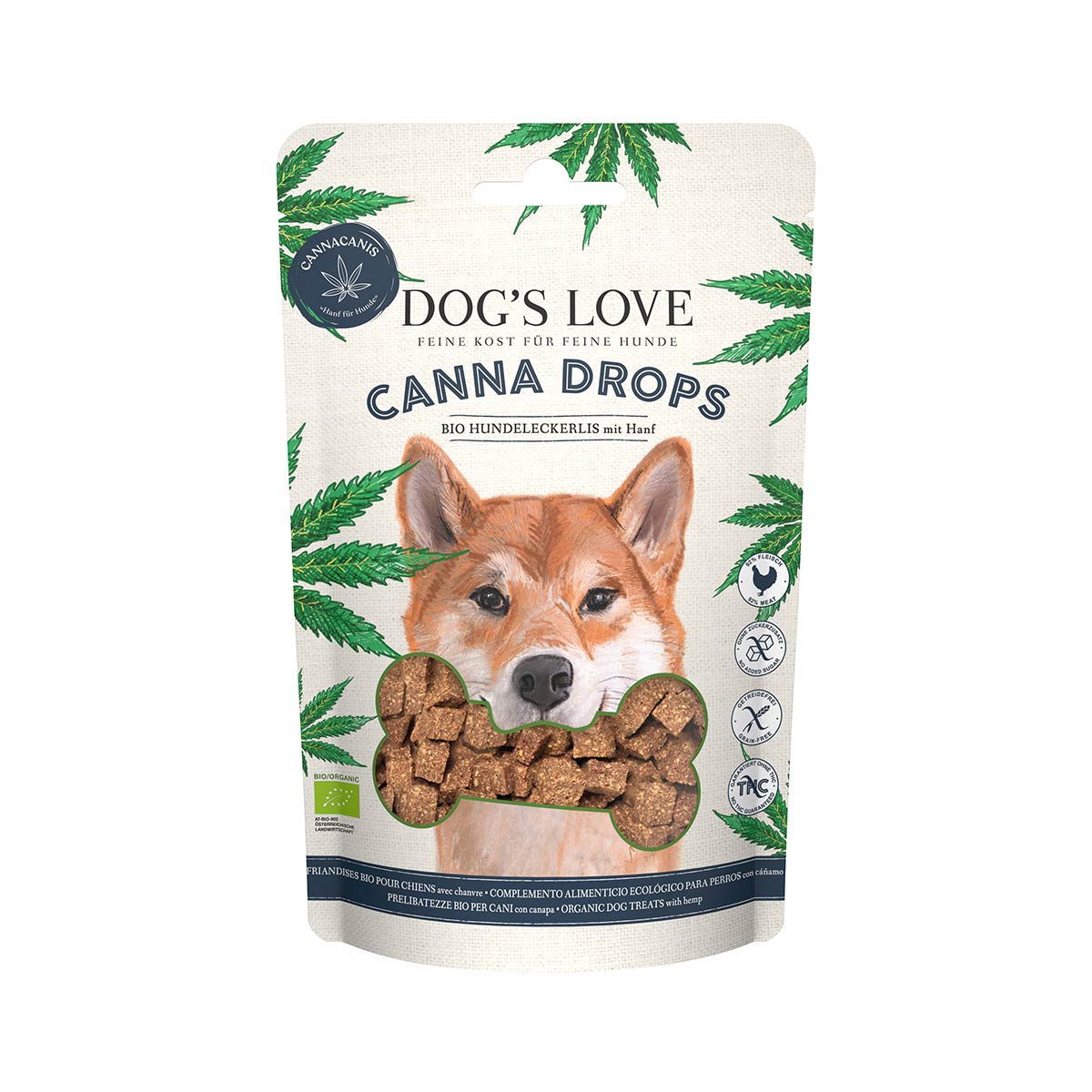 Dog's Love Canna BIO Drops Geflügel 150g kaufen bei ZooRoyal