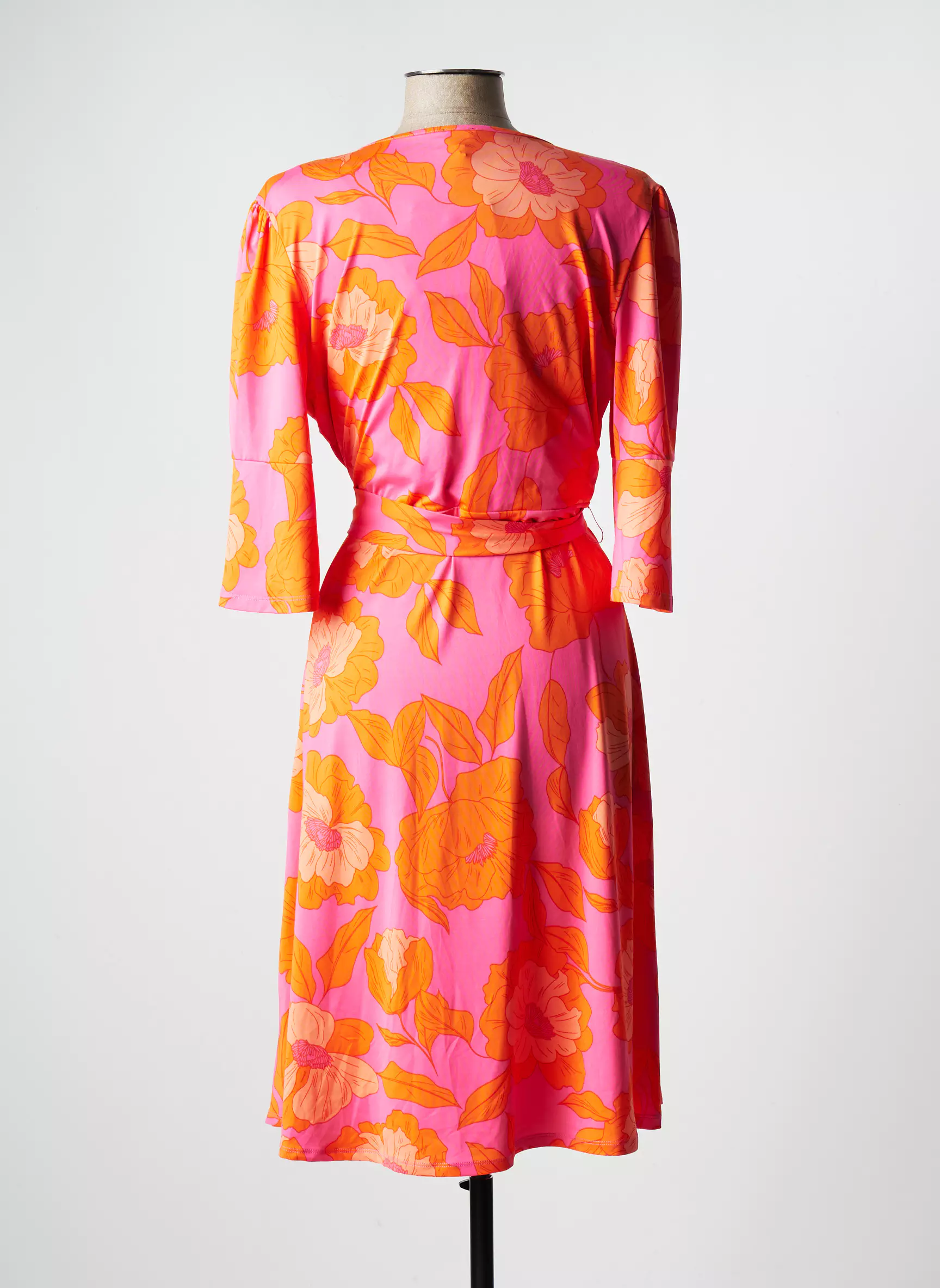 K Design Robes Mi Longues Femme couleur rose