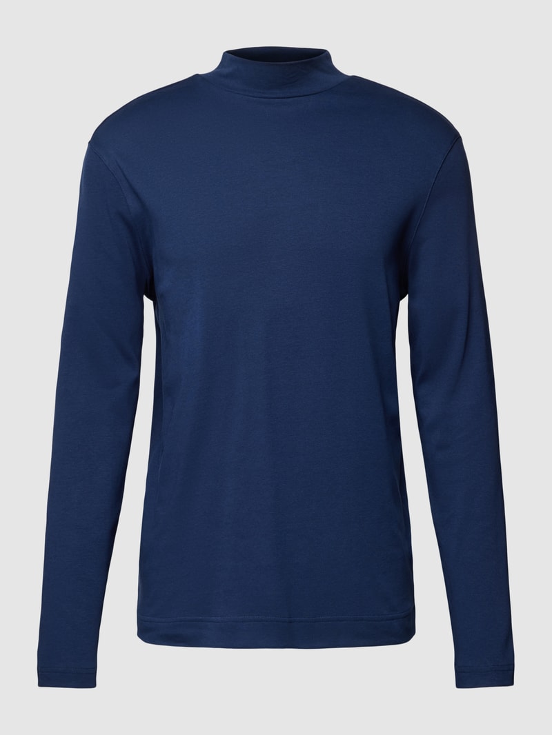 Pullover mit Turtleneck in dunkelblau