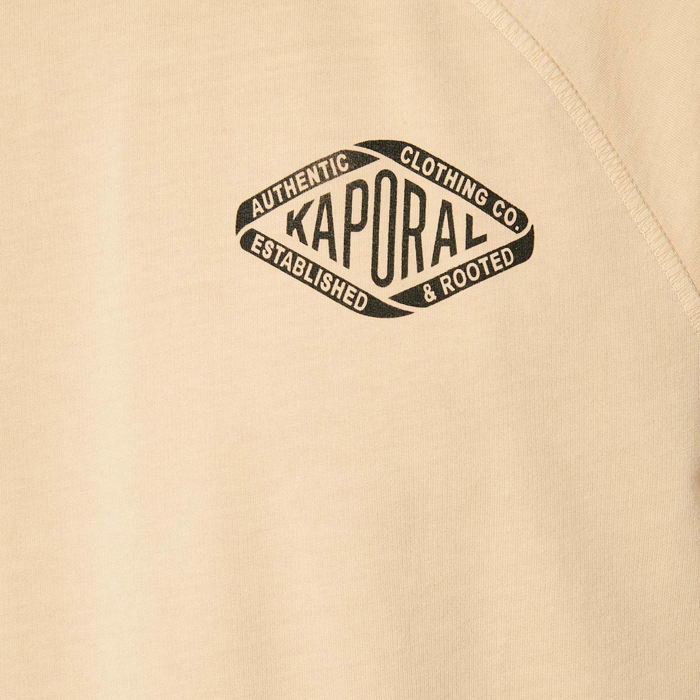 RAKIM  T-shirt beige homme 100% coton bio