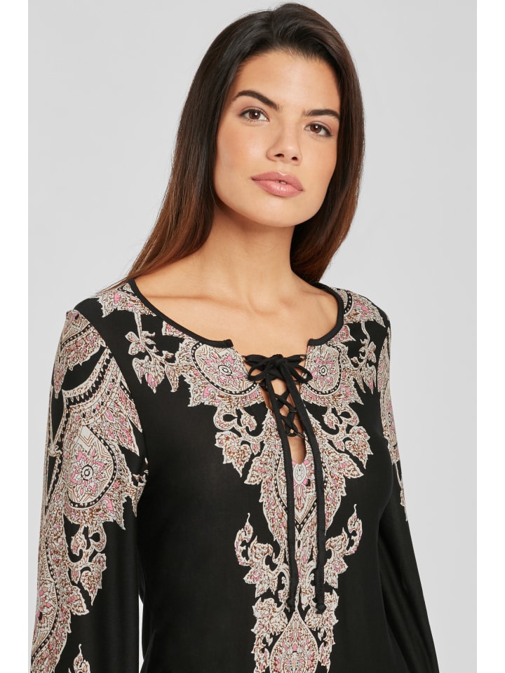LASCANA Jerseykleid in schwarz-bedruckt günstig kaufen